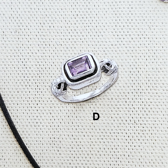Silpada Sterling Silver 'Misty Morning' Faceted Amethyst Ring Size 11.5  R1158 - Picture 16 of 16